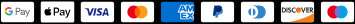 Accepted payment icons