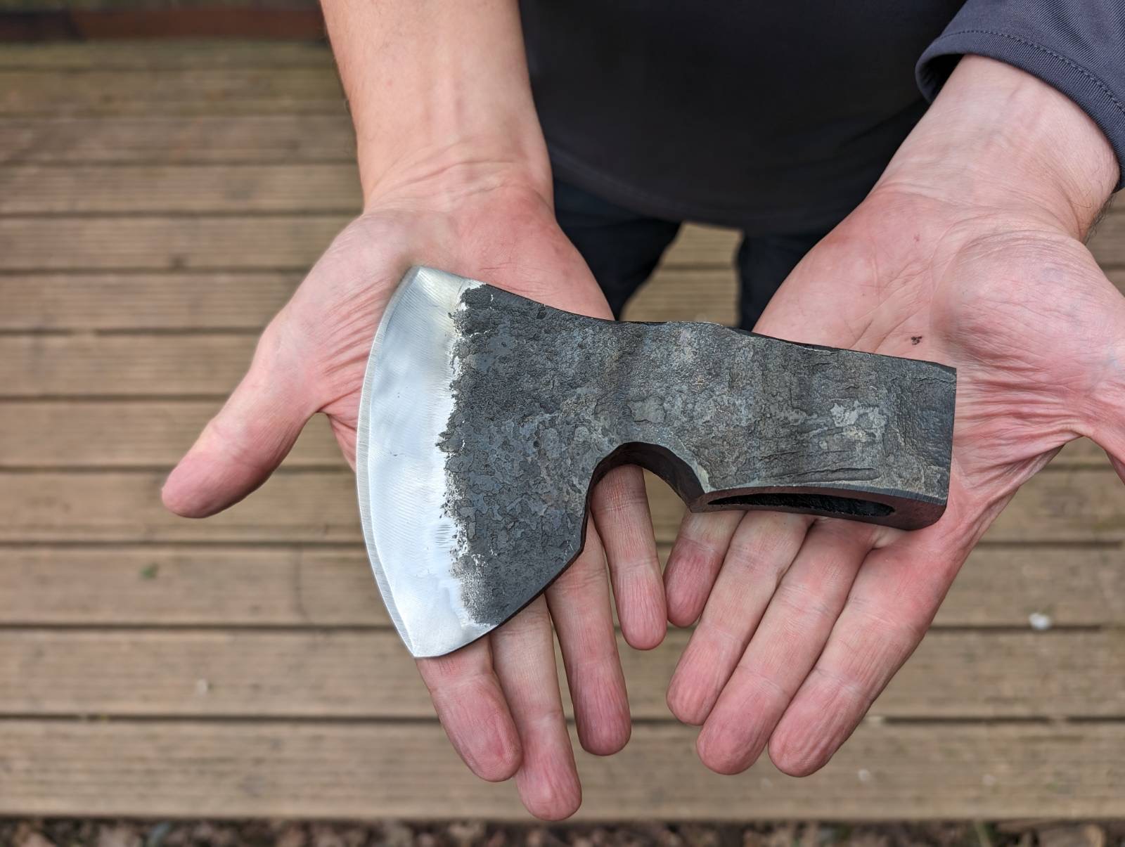 Axe head making