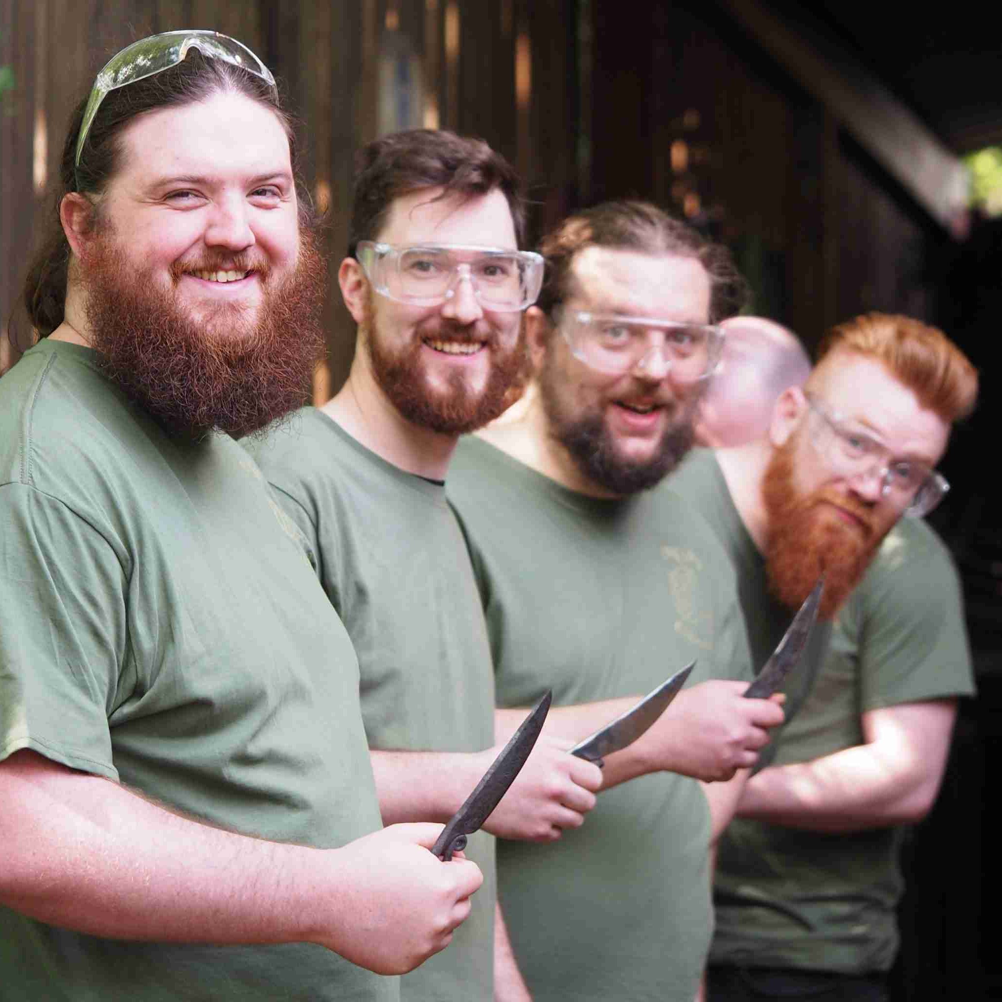 Stag guys in green